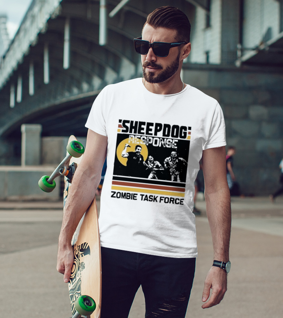 Tim Kennedy Sheepdog Response Zombie Task Force Team Badge T-Shirt
