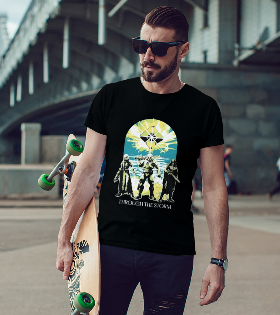 Through The Storm Destiny Guardians Trio Iconic T-Shirt