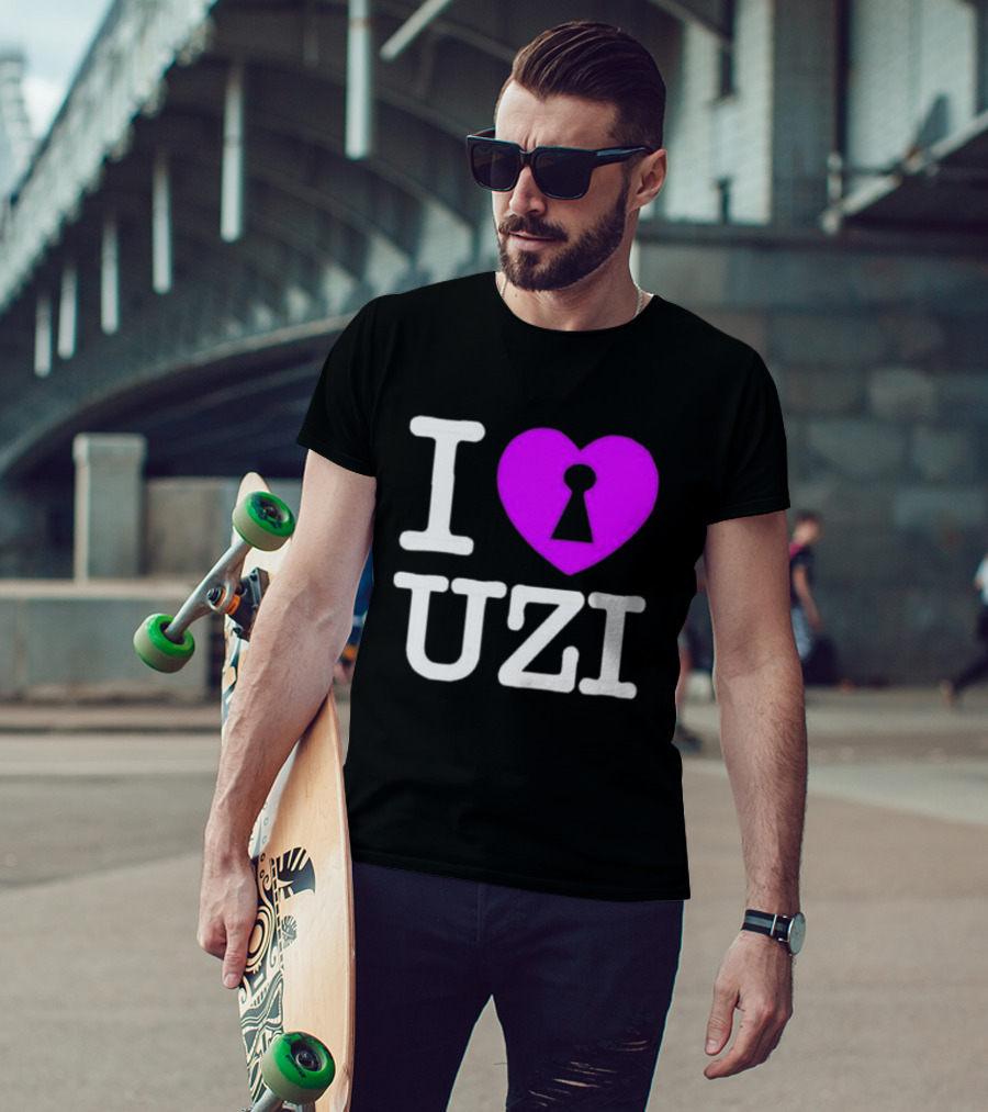 Eternal Atake 2 I Lock Heart Uzi I Love Uzi T-Shirt