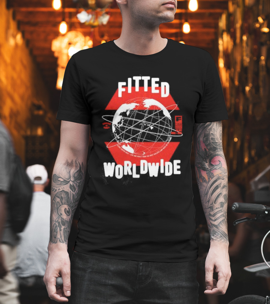 Live And Direct Fitted Worldwide Global Network T-Shirt