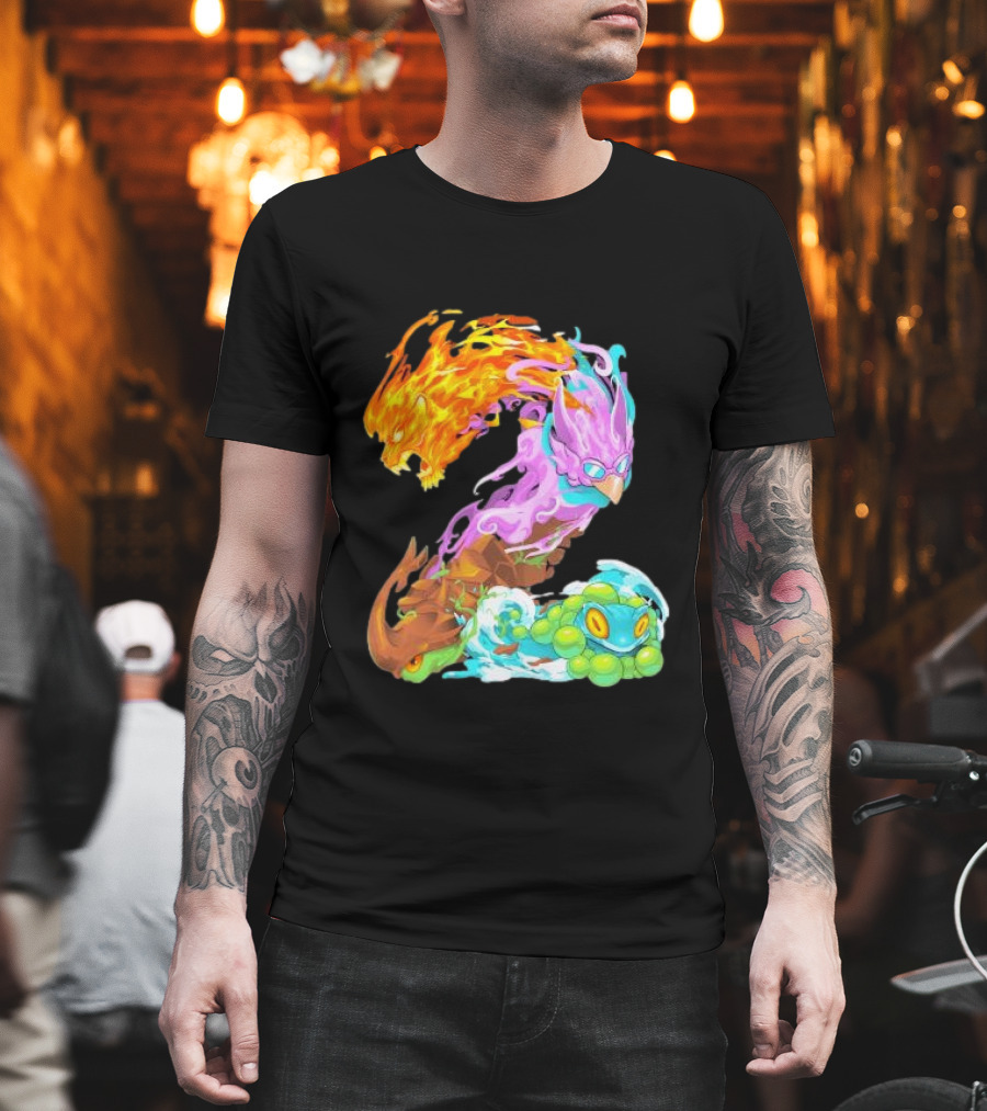 Rivals of Aether 2 Elemental Creatures Number T-Shirt