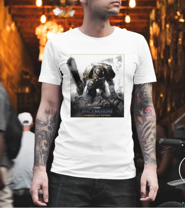 Titus Warhammer 40K Space Marine Anniversary Edition T-Shirt Titus Warhammer 40K Space Marine Anniversary Edition T-Shirt