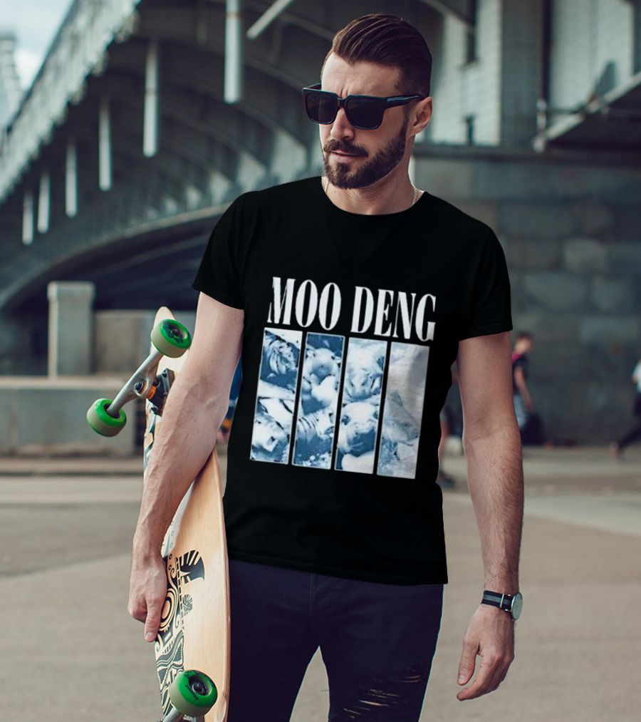 Moo Deng Blues Bootleg Pygmy Hippo T-Shirt