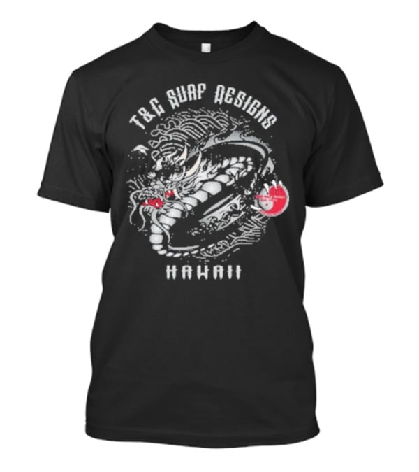 T&C Surf Designs Hawaii Fierce Dragon T-Shirt