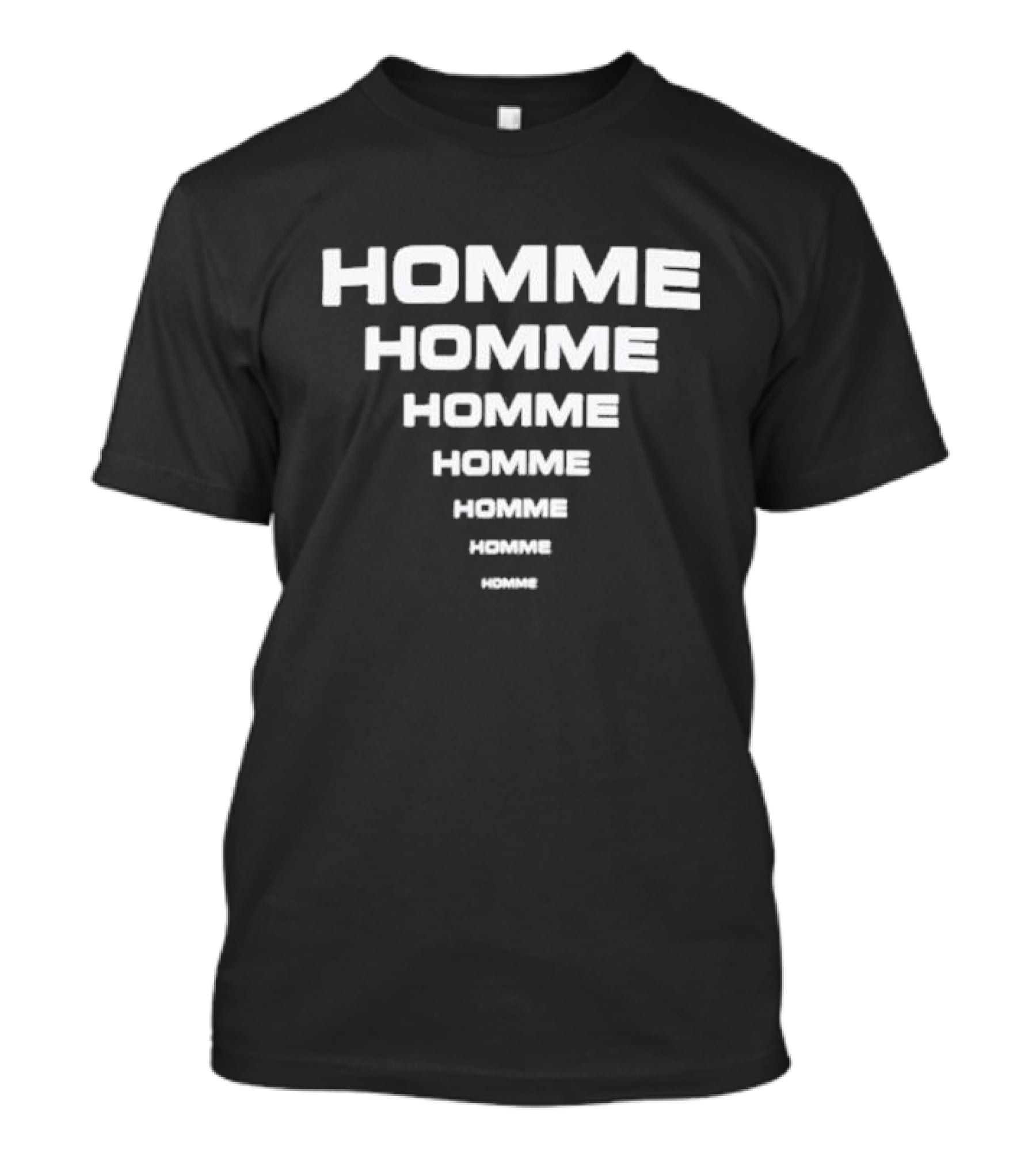 Homme Homme Homme Homme Homme Homme Homme Skim Milk X Homme Vt Black T-Shirt