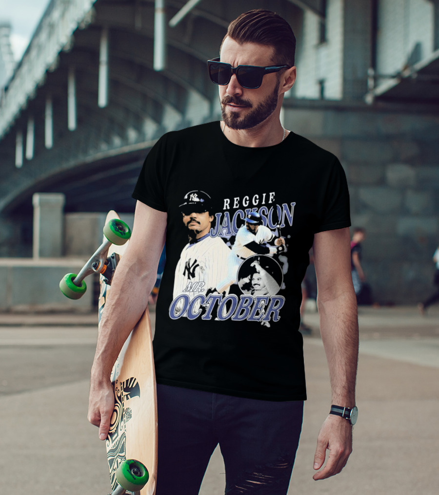 Reggie Jackson Mr October Yankees Legend T-Shirt