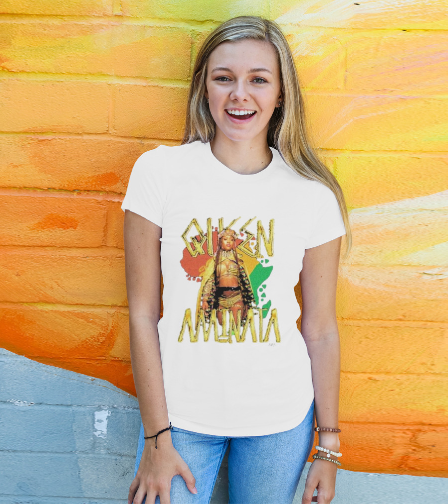 Queen Aminata Royalty Regal Style Fashion Afrocentric Vibes T-Shirt