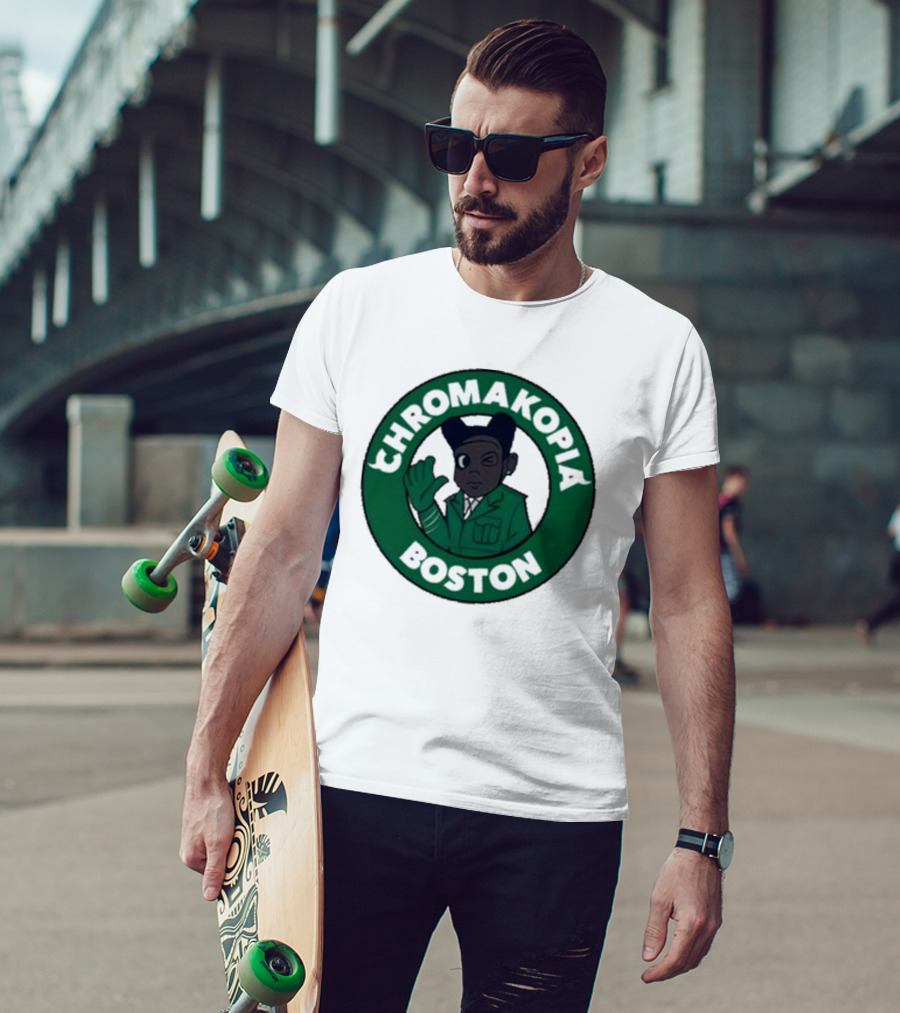 Chromakopia Boston Green Circle Character T-Shirt