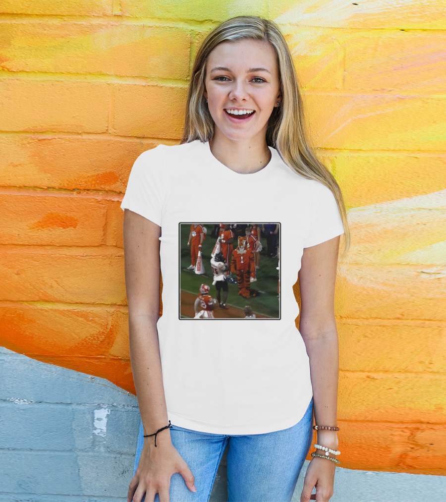 Louisville Victory Dance Night Night Celebration Against Clemson Tiger Mascot T-Shirt