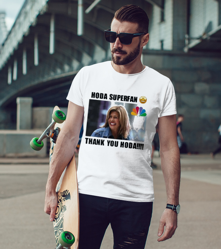Hoda Superfan Thank You Hoda NBC Smiley Face T-Shirt