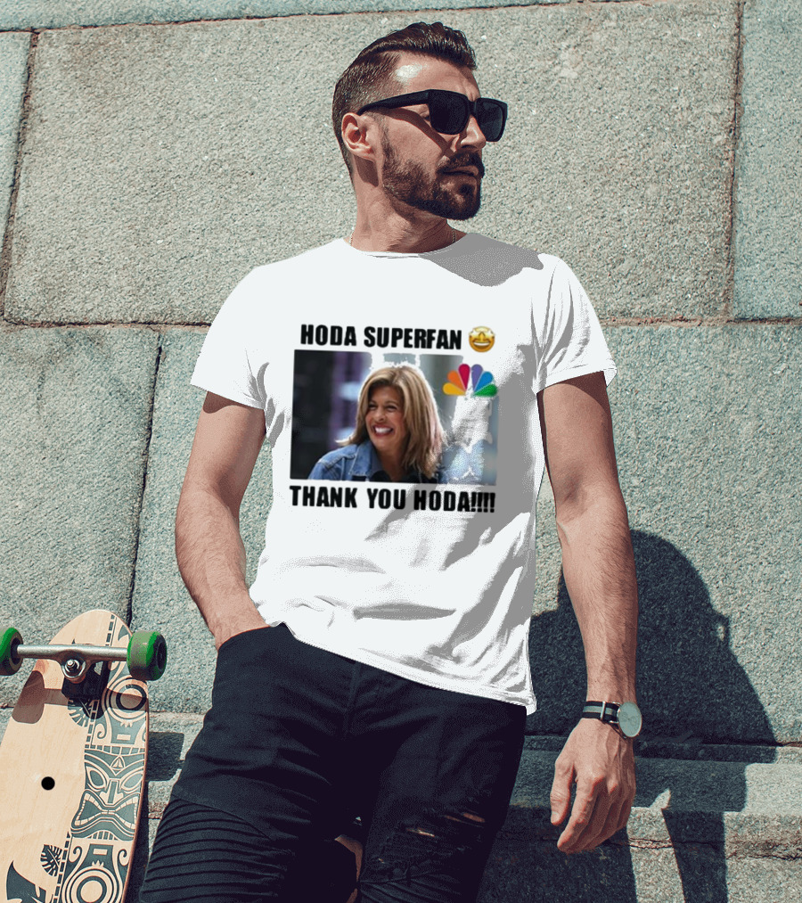 Hoda Superfan Thank You Hoda NBC Smiley Face T-Shirt
