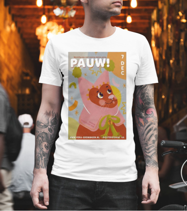 Pauw Groningen Monthly Pop and Dance Party December 7 2024 Vera Oosterstraat 44 T-Shirt Pauw Groningen Monthly Pop and Dance Party December 7 2024 Vera Oosterstraat 44 T-Shirt