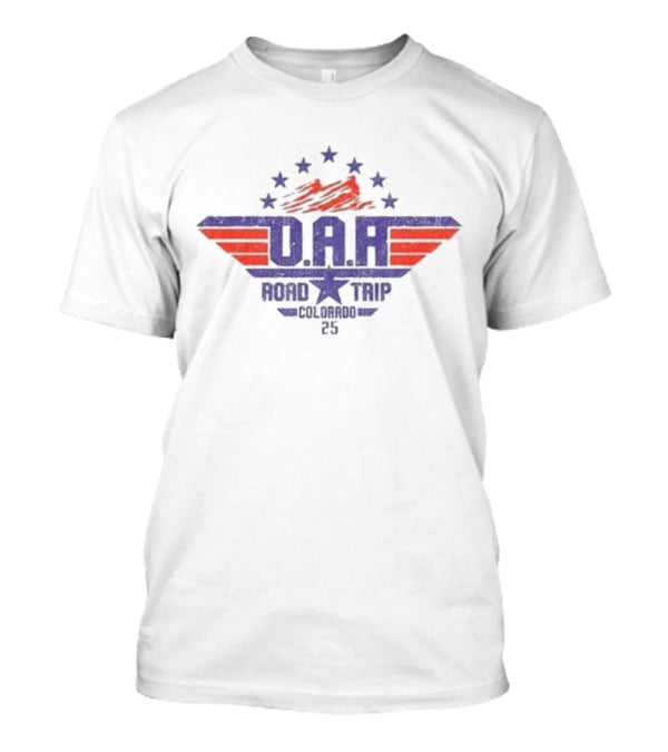 O.A.R. Road Trip Colorado 2025 Stars And Stripes Mountain Adventure T-Shirt