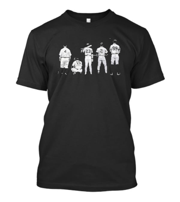 The Captains New York Yankees Legends 4 15 23 2 99 T-Shirt