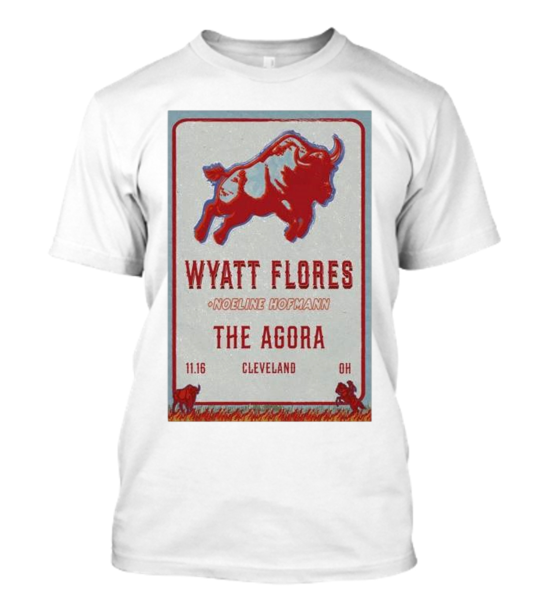 Wyatt Flores And Noeline Hofmann Live At The Agora Cleveland OH November 16 T-Shirt