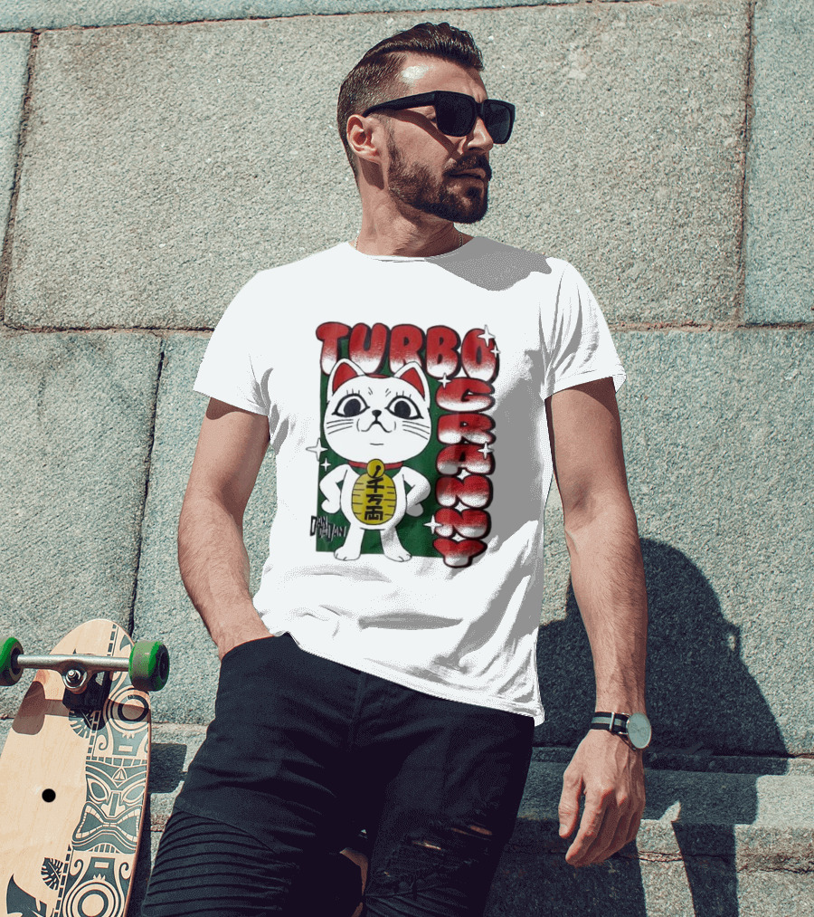 Dandadan Turbo Granny Lucky Cat T-Shirt