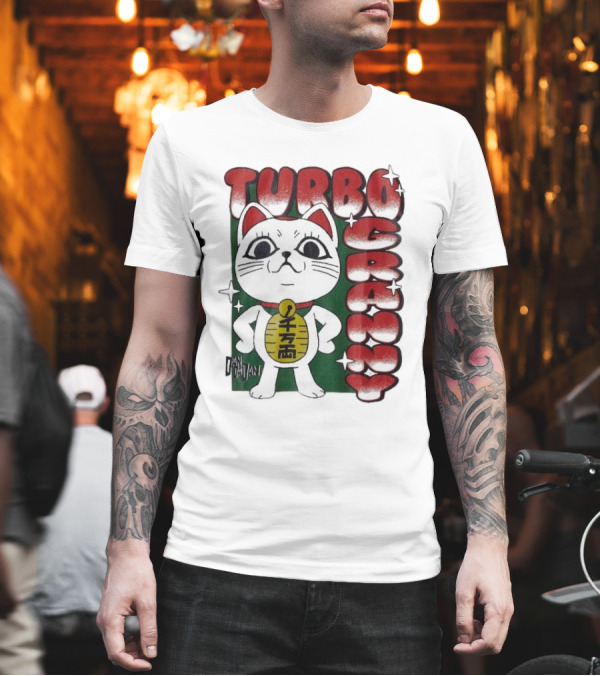Dandadan Turbo Granny Lucky Cat T-Shirt Dandadan Turbo Granny Lucky Cat T-Shirt