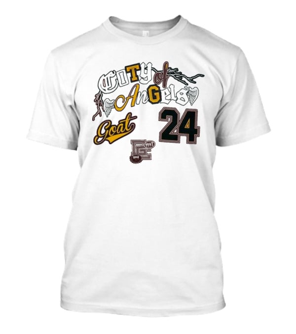 Goat Crew City Of Angels 24 Kobe Bryant Los Angeles T-Shirt