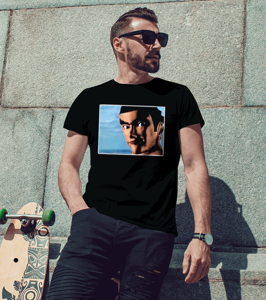 Tekken Kazuya Mishima Retro Image T-Shirt