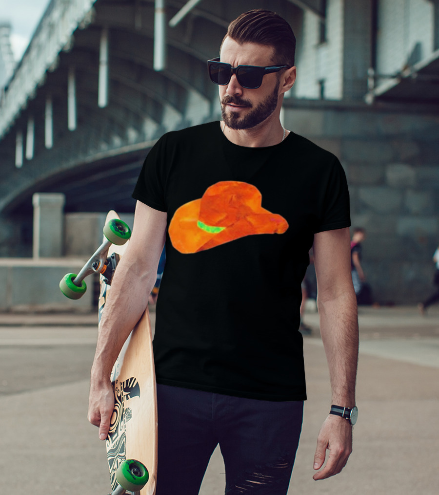 Halsey Yallsey Toddler Orange Cowboy Hat T-Shirt