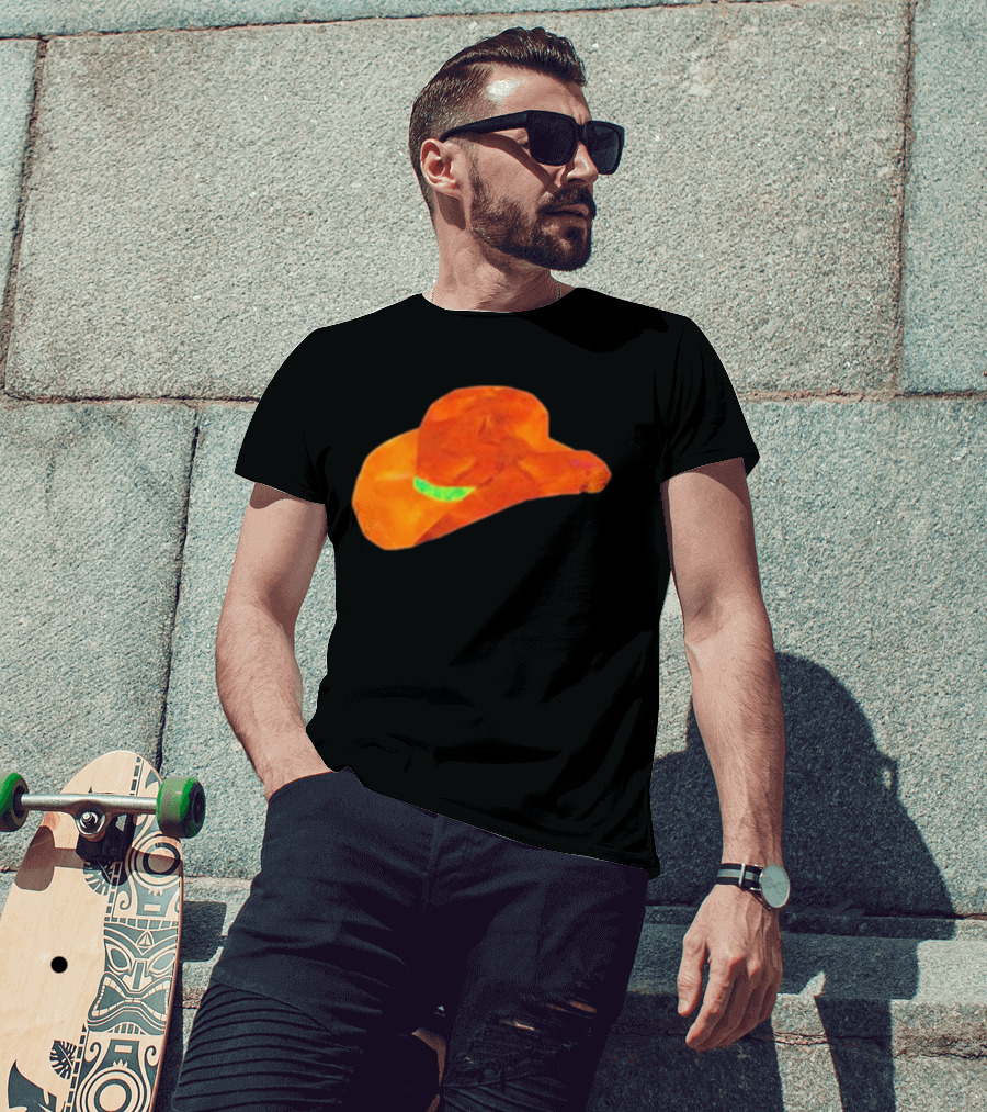 Halsey Yallsey Toddler Orange Cowboy Hat T-Shirt