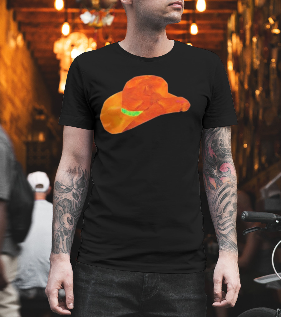 Halsey Yallsey Toddler Orange Cowboy Hat T-Shirt