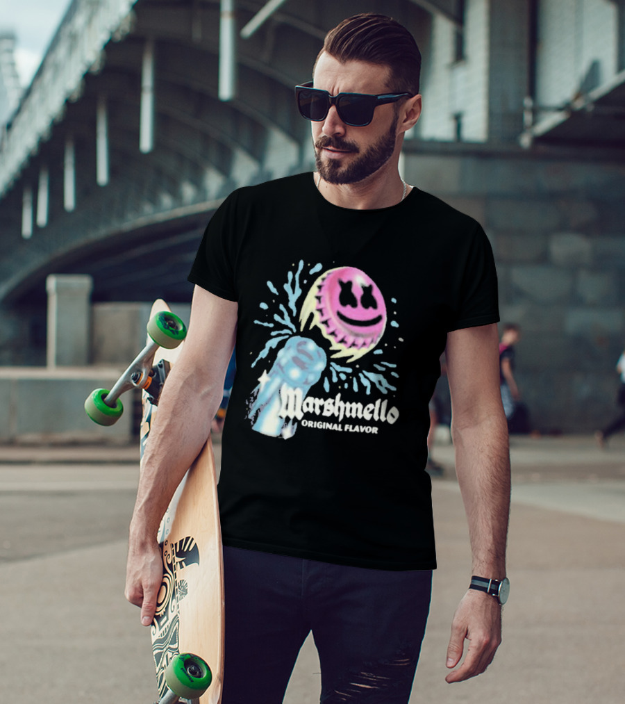 Marshmello Original Flavor Bottle Cap Splash T-Shirt