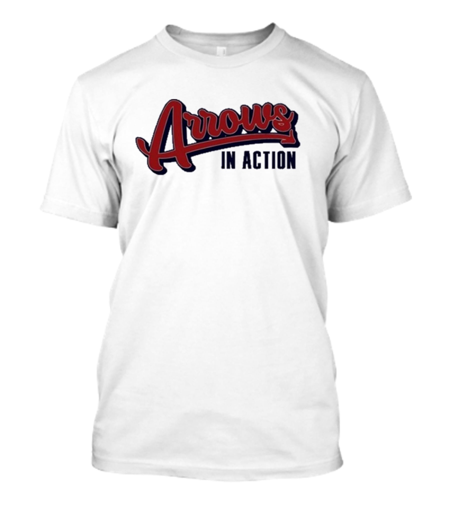 Arrows In Action Vintage Athletic Script T-Shirt