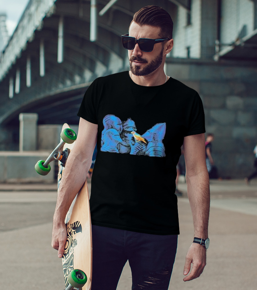 The Church To Be In Your Eyes The Blurred Crusade Knights Bird T-Shirt