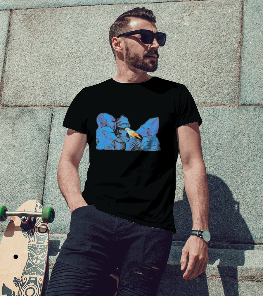 The Church To Be In Your Eyes The Blurred Crusade Knights Bird T-Shirt