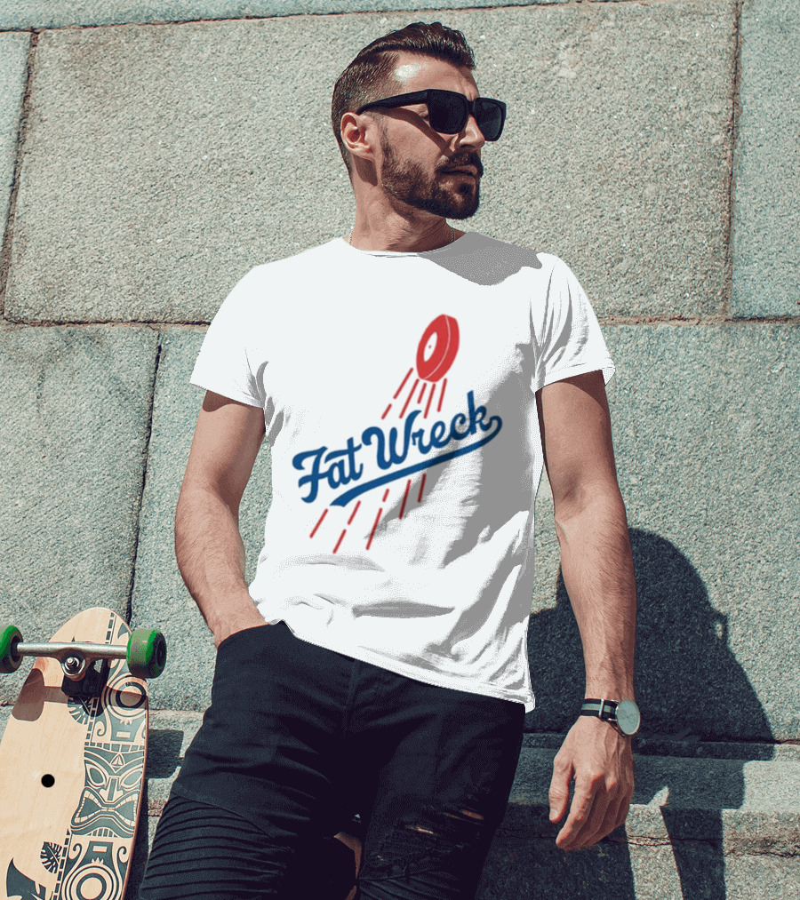 Fat Wreck Chords Los Angeles Dodgers Record T-Shirt