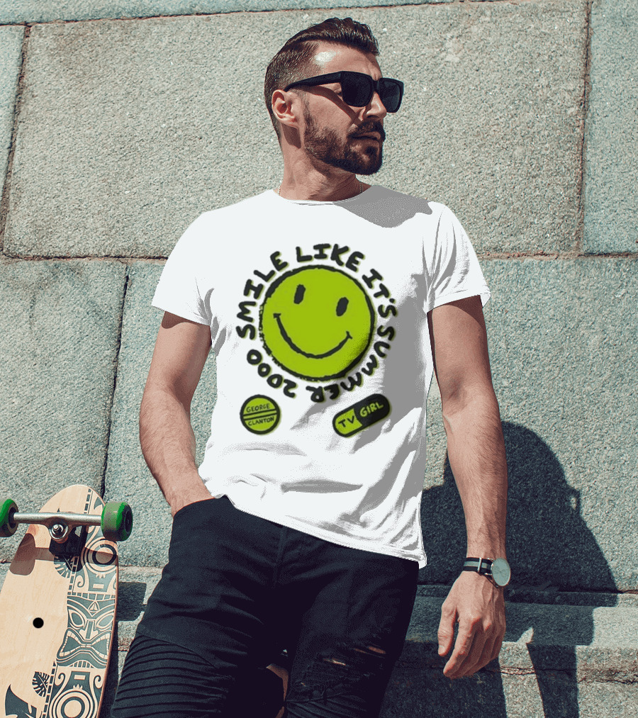 Smile Like It’s Summer 2000 TV Girl George Clanton T-Shirt