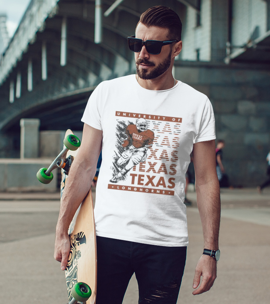 University Of Texas Longhorns Football Texas Longhorns 1990s Throwback T-Shirt