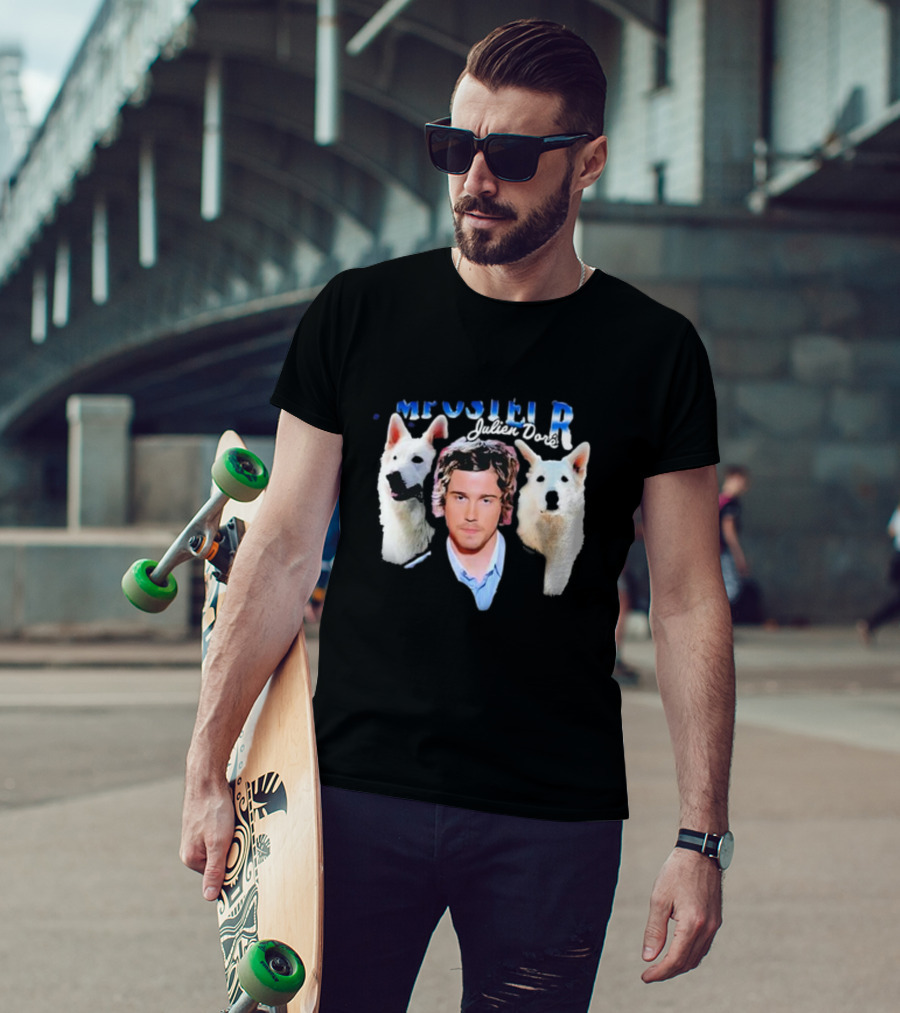 Julien Doré Mister R With Two White Dogs T-Shirt