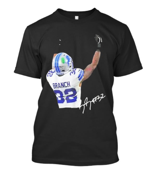 Lions Branch 32 Middle Finger Gesture T-Shirt