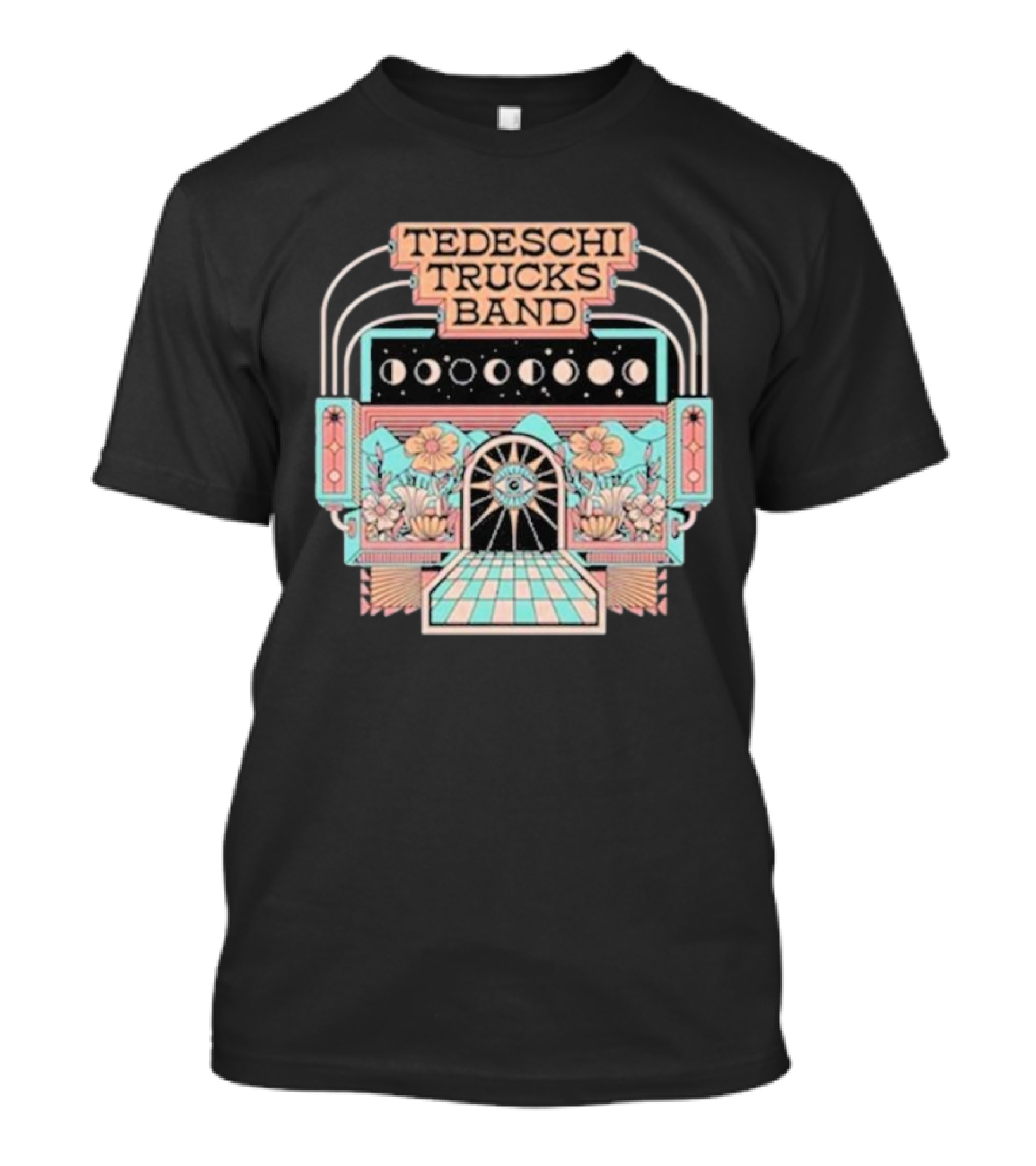 Tedeschi Trucks Band Moon Phases Floral Doorway T-Shirt