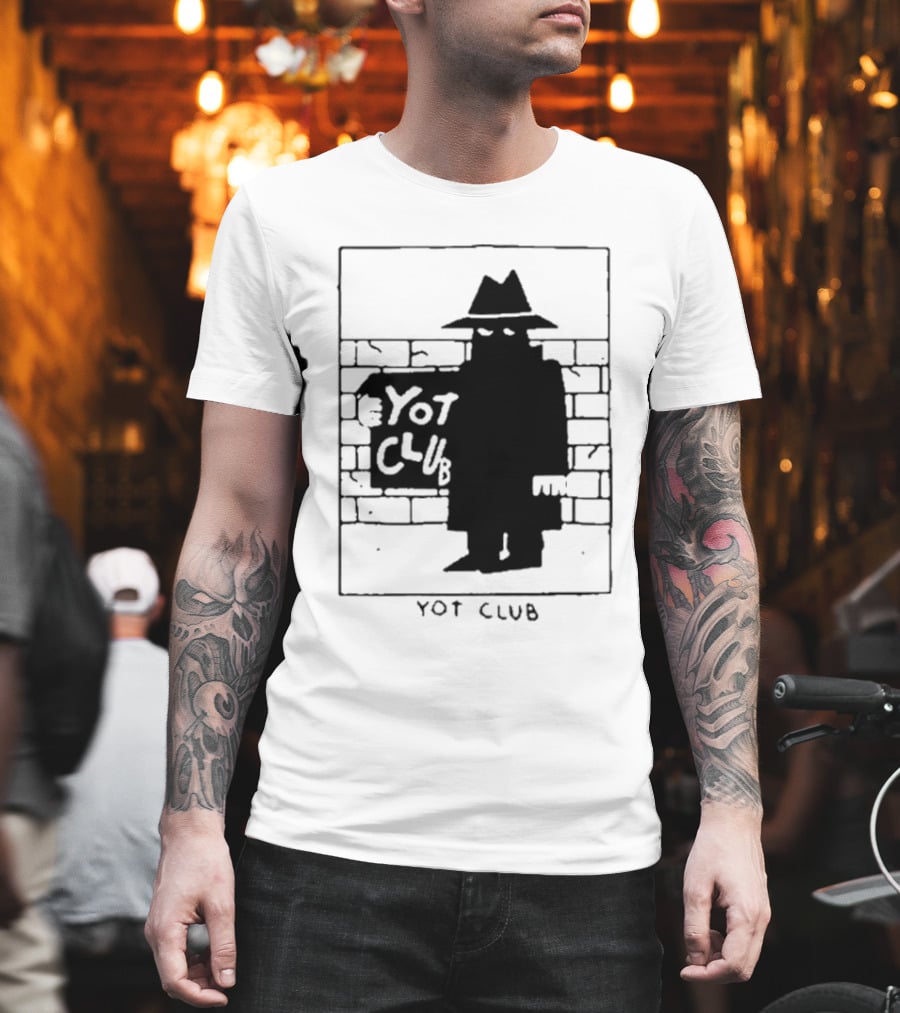 Yot Club Mysterious Silhouette Art Lazy Eyes Show T-Shirt