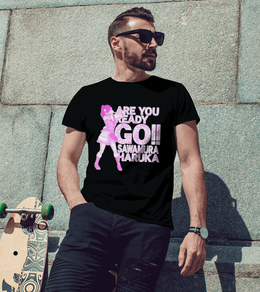 Are You Ready Go Sawamura Haruka Anime Character Inspiration T-Shirt