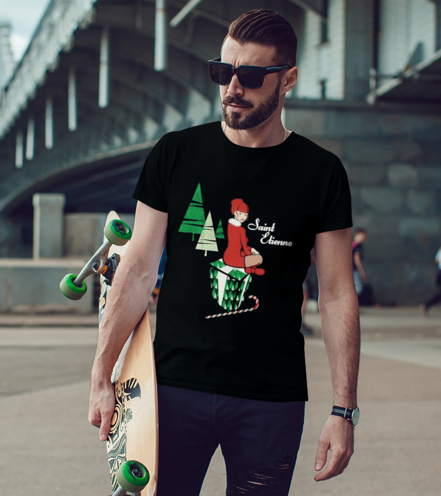 Saint Etienne A Glimpse Of Stocking Holiday T-Shirt