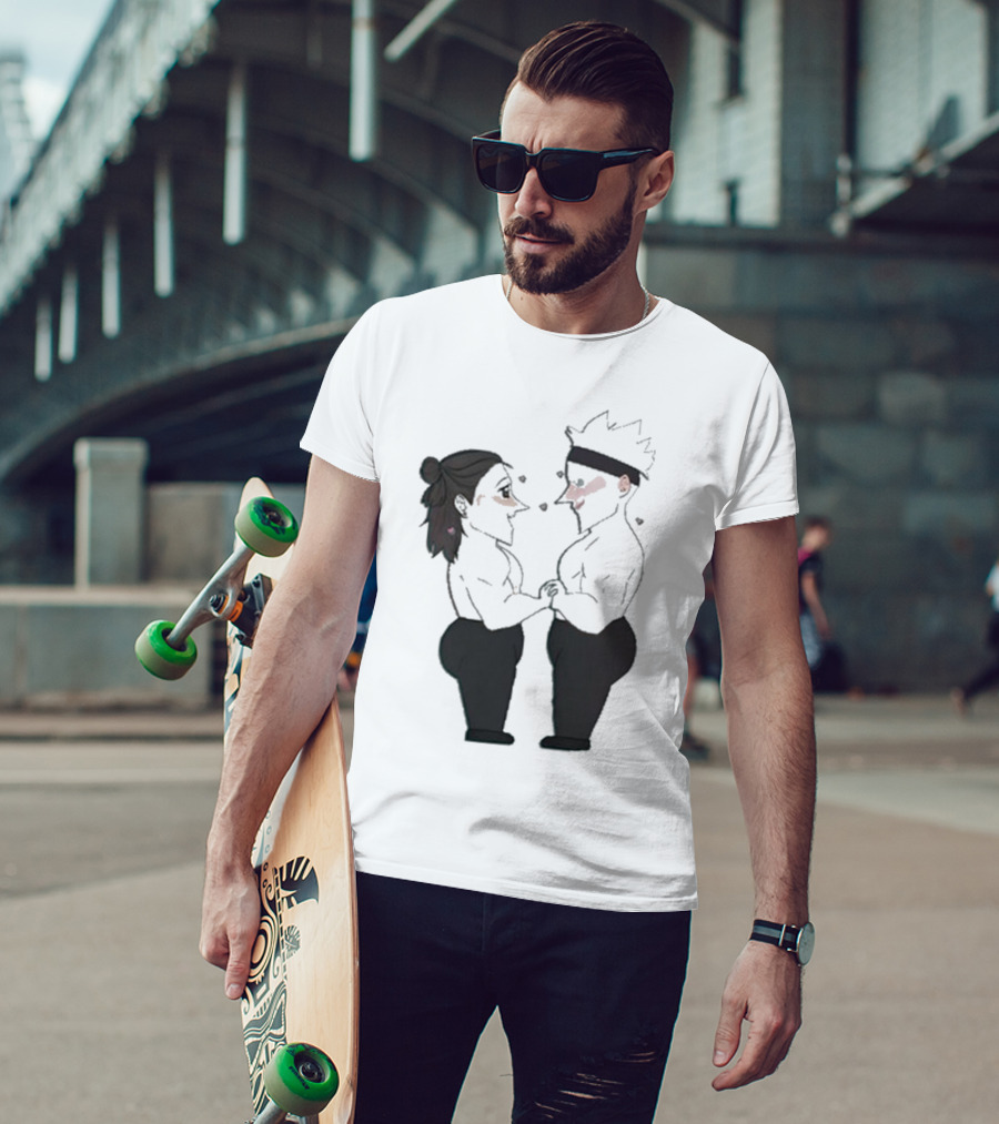 Buboosenchan’s Anime Couple Romance Holding Hands T-Shirt