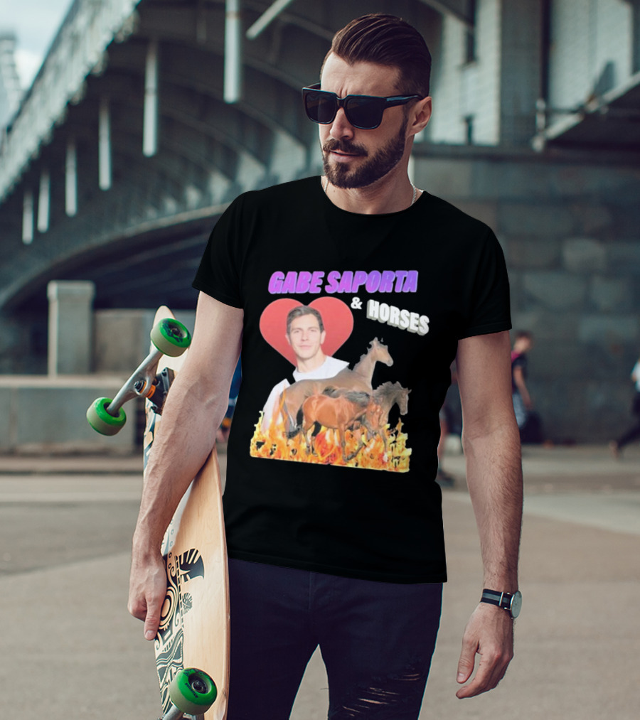 Gabe Saporta And Horses T-Shirt