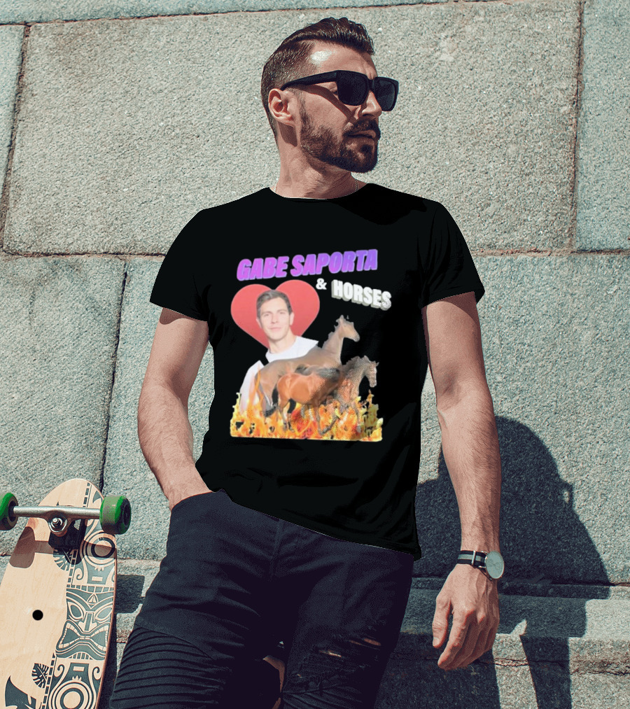 Gabe Saporta And Horses T-Shirt