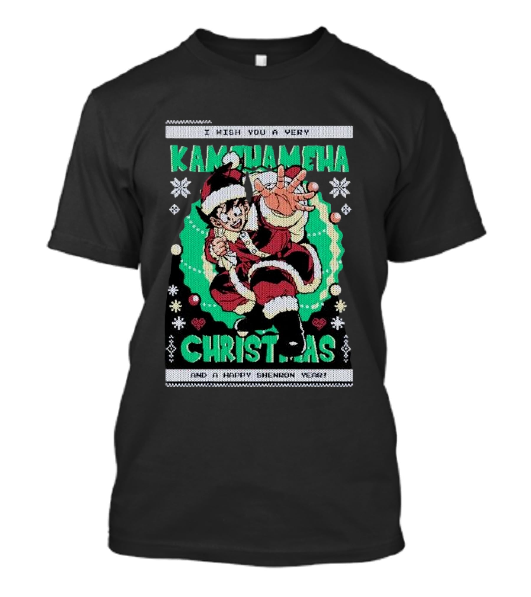 I Wish You A Very Kamehameha Christmas And A Happy Shenron Year T-Shirt