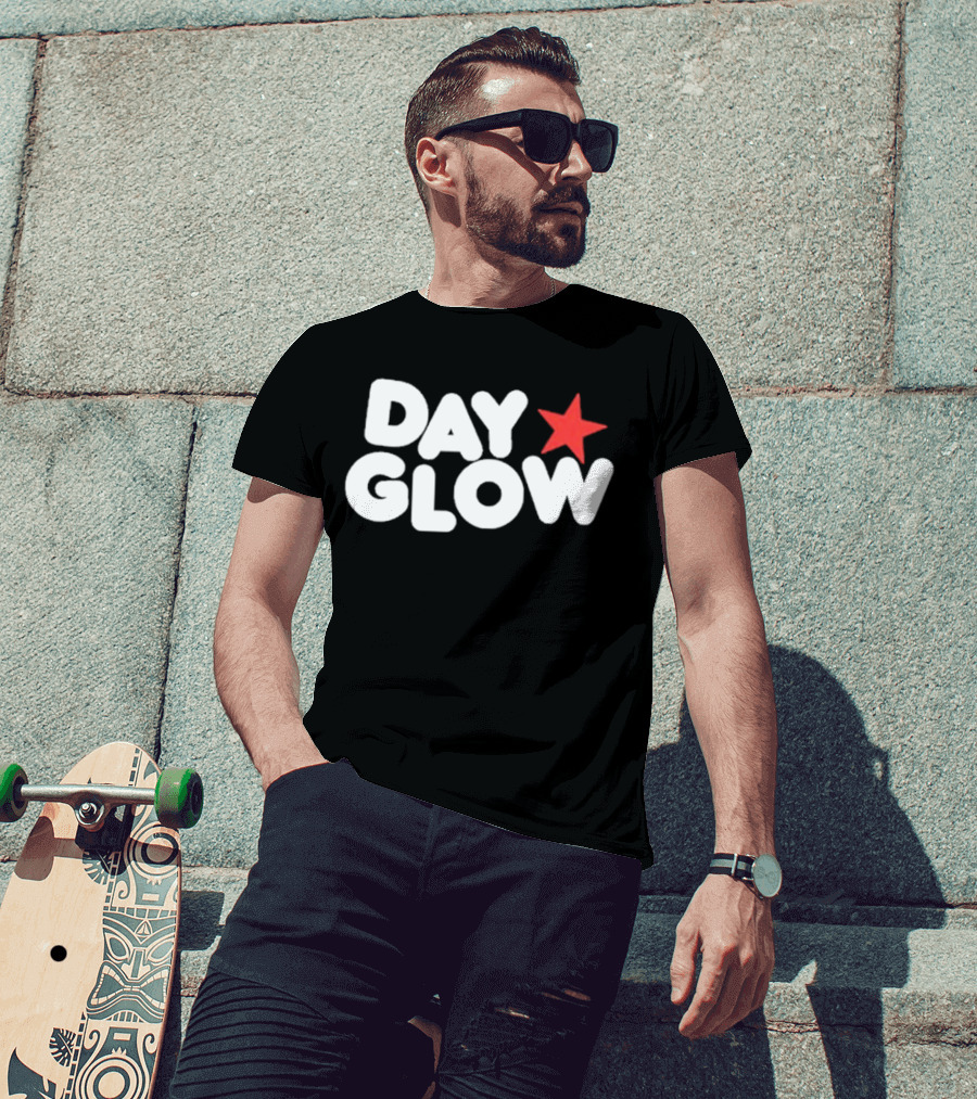 Day Glow Red Star T-Shirt