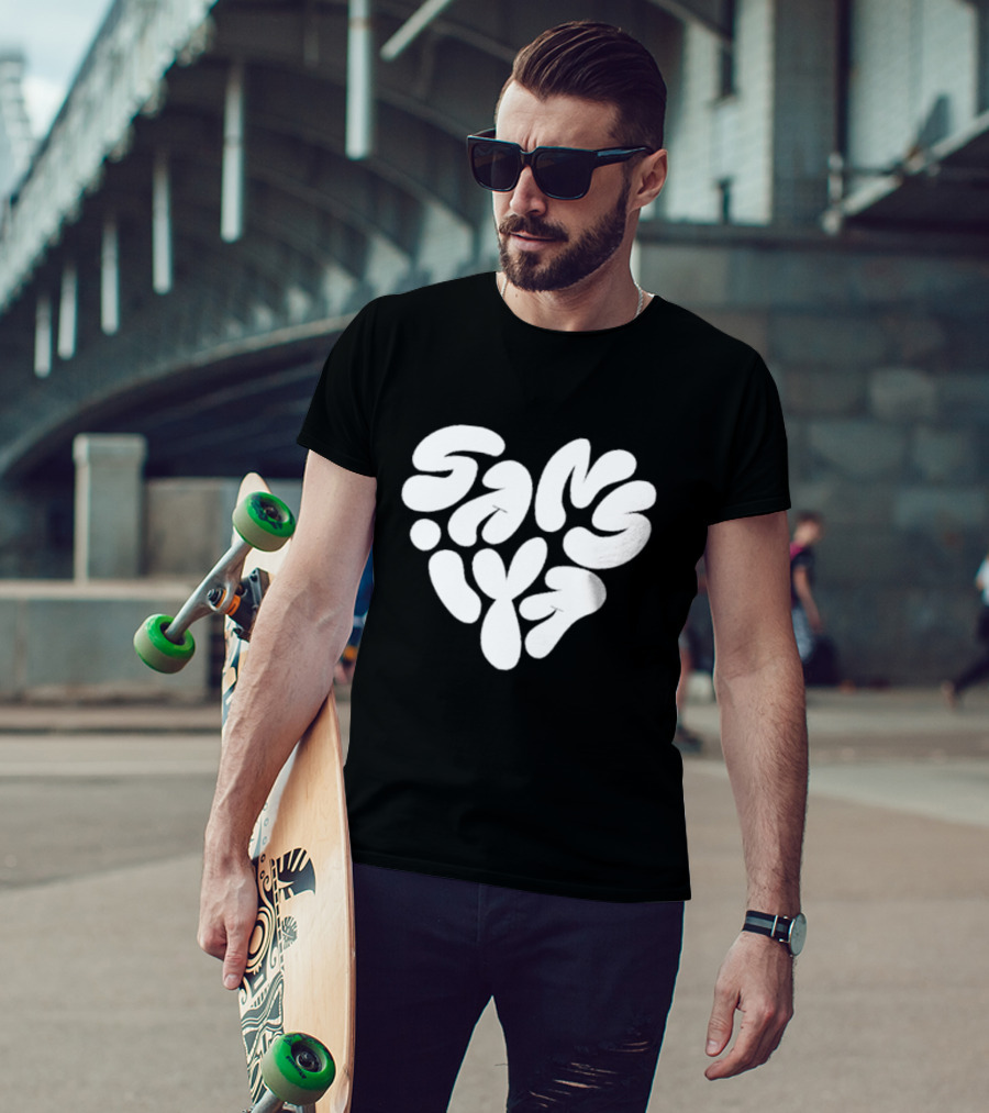 Thegrefg Saiyans Heart Logo Design Corazón Saiyans V.2 T-Shirt