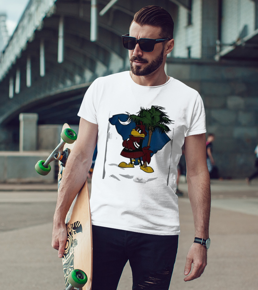 South Carolina Gamecocks Football Palmetto Moon Rooster T-Shirt