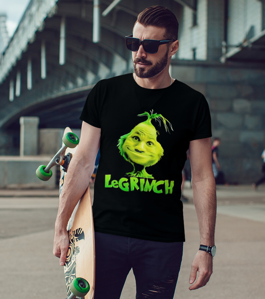 Le Grinch Green Character With Playful Expression T-Shirt
