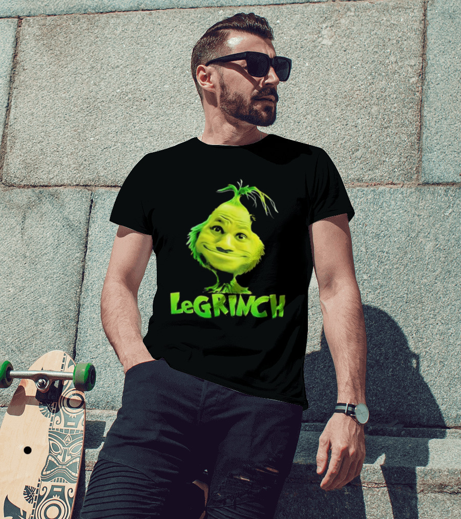 Le Grinch Green Character With Playful Expression T-Shirt
