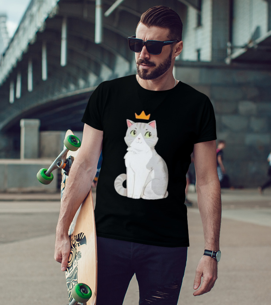 Goodtimeswithscar Jellie Cat With Crown T-Shirt