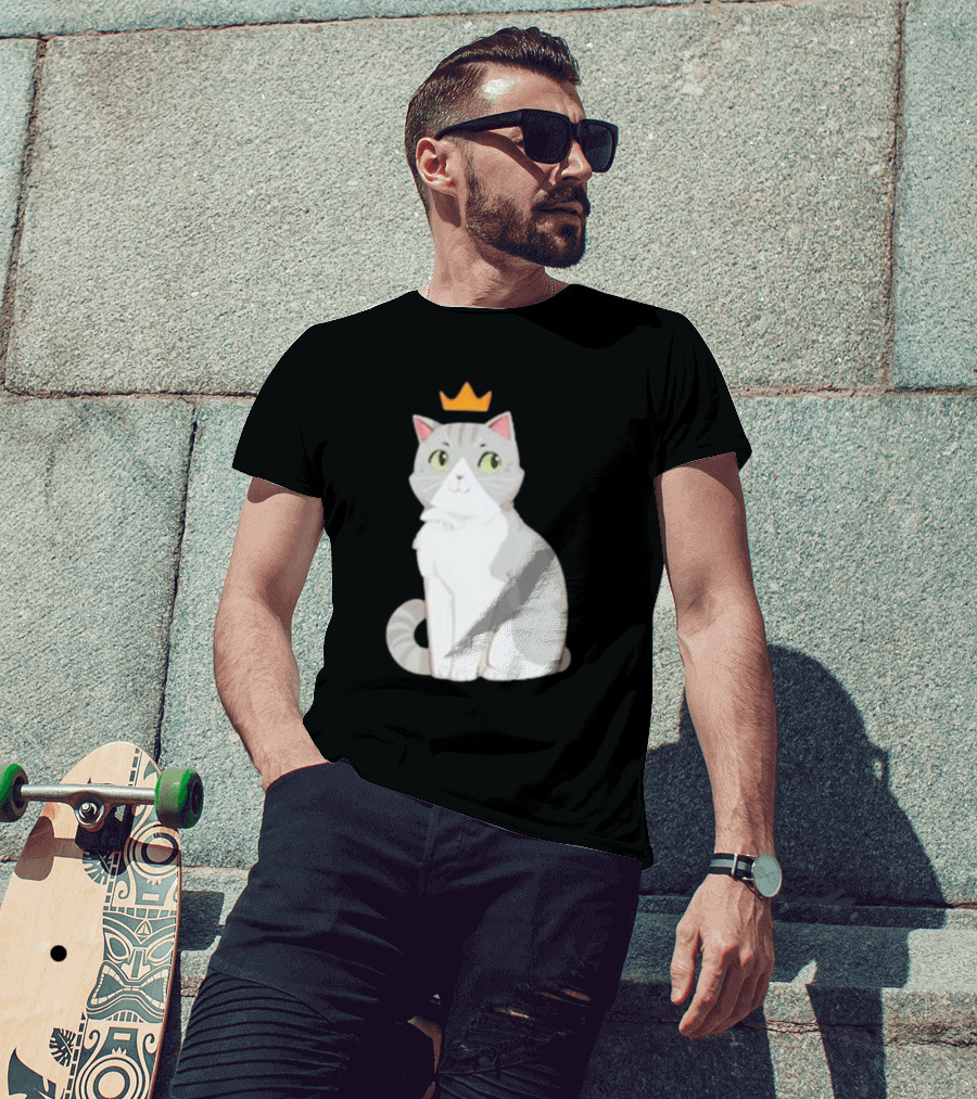 Goodtimeswithscar Jellie Cat With Crown T-Shirt